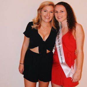 Princess Polly Black Tie Front Romper